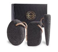 SAMEBUTECO Natural Volcanic Pumice Stone for Feet Pumice Cleaning Stone for Sole of The Foot,Edges of The Foot,Toe Seams Deep Clean,Foot Scrubber for Dead Skin Remover 3 Shapes