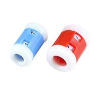 SameeHome Knitting Needle, 2 Large Red Row Counter + 2 Small Blue (2.2 x 1.5 cm, 2.2 x 1.2 cm), Plastic, Straight