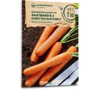 Samen Maier Organic Carrot Seed Tape "Nantaise 2" - 1 Pkg