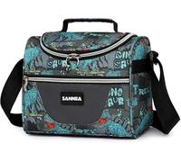 SAMERIO Insulated Cooler Lunch Bag 1.85gal/7L Jurassic Dinosaurs Theme Reusable Lunch Box Tote for Work Picnic Camping Gym Travel