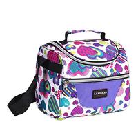 SAMERIO Lunch Bag for Girls Insulated Lunch Box Reusable Lunch Tote Cooler Bento Bags for School Work/Kids Boys Children Student Women Travel Lunch Organizer