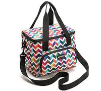 SAMERIO Lunch Bags for Women Insulated Lunch Box for Adults Girls Student Cooler Tote Bag with Adjustable Shoulder Strap for School Office Work Picnic Outdoor Activities