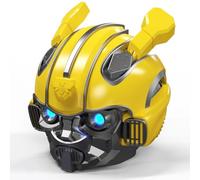 SAMERIO Portable Bluetooth Speaker Transformers Bumblebee Helmet Wireless Bluetooth 5.0 Dual Built-in Speaker with USB Charging Cable Small Wireless Speaker for Outdoor, Gift Ideas