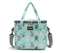 SAMERIO Reusable Lunch Bag for Women Insulated Lunch Boxes Cooler Tote Bento Bag Perfect for School Office Work Picnic Outdoor Activities