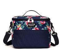 SAMERIO Reusable Lunch Bag Parent-Child Small Insulated Lunch Box for Kids Girls Easy Cleaning Cooler Lunch Tote Bags for School