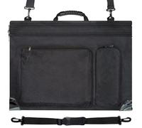 samet.en Portfolio for artwork, lightweight (20x26) carrierbag, free paint brushes included, waterproof bag, unique design, spacious, polyester material