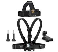 Sametop Head Strap Mount Chest Harness Mount Chesty Kit for GoPro | for Go Pro Hero 13 12 11 10 9 8 7 6 5 4 Session Max Mission DJI Osmo Action Cameras