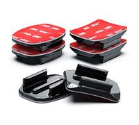 Sametop Helmet Adhesive Mounts Curved Sticky Flat Attachment for GoPro | 3M Mount Kit, for Go Pro Hero 13 12 11 10 Max 9 8 7 6 5 4 Session Mission DJI Osmo Action Cameras, 6 Packs