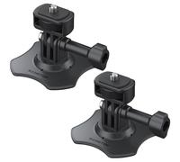 Sametop Helmet Flexible Adhesive Mount Sticky Accessory for Insta360 GoPro | 3M Curved Attachment, for Go Pro Hero Max Mission Insta 360 X5 X4 X3 X2 ONE DJI Osmo AKASO Action Cameras, 2 Packs