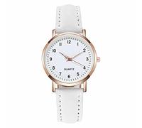 SAMEZA Men Watch Luxury Brand Woman Watch High Quality Elegant Luminous Analog Quartz Watch Digital Leather Strap Ladies Watch