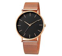 SAMEZA Men Watch Top Brand Women Watch Fashion Rose Gold Steel Wristwatch Women Quartz Watch Luxury Ladies Men Watches for Women