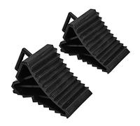 Samfox 2Pcs Slip Stopper Heavy Duty Wheel Non-slip Blocks Wheel Chock Car Anti-slip Block Tyre Slip Stopper Wheel Alignment Block Tire Support Pad for Caravan Trailer Small Car
