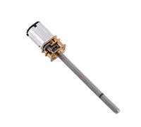 Samfox DC 12V Gear Motor, M4*55mm Long Threaded Output Shaft, N20 High Torque Electric Gearbox Motor for Electronic Locks, Robots, Models (400RPM)