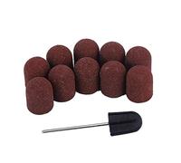 Samfox Grinding Head, Nail Drill Bits Set Nail Dedicated Head Grinding Sanding Head Cap Polisher Sand Manicure Pedicure Tool 10pcs(13 * 19)