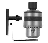 Samfoxy 3-Jaw Clip Key Type Drill Chuck, Electric Drill Chuck Key 8mm Fixing Hole Drill Chuck for Grinding Polishing Machine