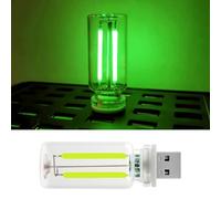 SAMGCHI Car USB Night Lights, Retro Touch Control Car Ambient Lights, Creative Mini Portable Glass Bottle LED Atmosphere Lights for Vehicle, Bedroom, Camping, Hallway, Kitchen (Green)