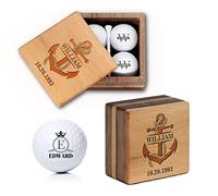SamGoat Custom Golf Gift for Men Unique, Women - Personalized Golf Ball Marker Gift with Luxury Box, Gifts for Golfers Men, Funny Golf Gift for Dad, Mom, Him, Boss on Anniversary, Birthday, Christmas