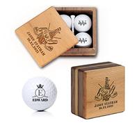 SamGoat Custom Golf Gift for Men Unique, Women - Personalized Golf Ball Marker Gift with Luxury Box, Gifts for Golfers Men, Funny Golf Gift for Dad, Mom, Him, Boss on Anniversary, Birthday, Christmas