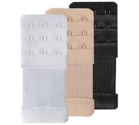 SAMGU 3 Hook Bra Extender Women's Elastic Stretchy Bra Extension Strap