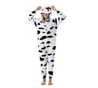 SAMGU Animal Onesie Adult Cosplay Costume One Piece Sleepwear Halloween Pajamas Homewear White M