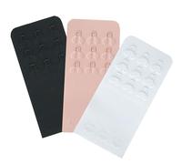 SAMGU Seamless 3 Hook Bra Extenders Women's Smooth Comfortable Bra Extension Strap, 3 Pieces