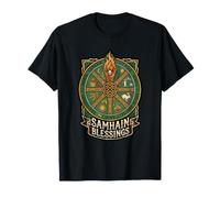 Samhain Blessings Pagan Rituals Rebirth Wheel of The Year Re T-Shirt