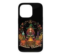 Samhain Blessings Pagan Witch Wheel Of The Year Wicca Wiccan Case for iPhone 13 Pro