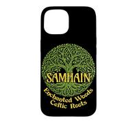 Samhain Enchanted Woods Celtic Roots Gaelic Halloween Witch Case for iPhone 15