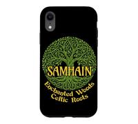 Samhain Enchanted Woods Celtic Roots Gaelic Halloween Witch Case for iPhone XR