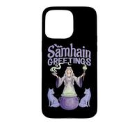 Samhain Greetings Wicca Wiccan Pagan New Year Witchy Witch Case for iPhone 15 Pro Max