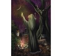 'Samhain' - Halloween, nature themed Pack of 3 blank A5 greeting cards featuring Pagan Goddess at Sabbat