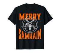 Samhain T Shirt Pagan Clothing Merry Samhain Graphic Tee T-Shirt
