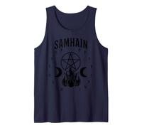 Samhain Wicca Wiccan Wheel of The Year Witch Tank Top
