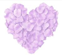 SamHeng 1000pcs Rose Petals Artificial Silk Petals for Wedding Party Valentine's Day Romantic Decorations Confetti Table Fake Flowers Roses Light Purple