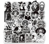 SamHeng 50 Pcs VSCO Aesthetic Stickers, Waterproof Vinyl Decal Decoration DIY Scrapbooking Stickers for Car Laptop Water Bottle Skateboard Guitar Phone Case Decorative Graffiti Decals (B)