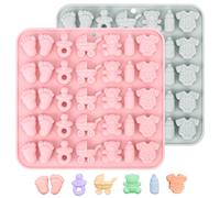 SamHeng Baby Shower Chocolate Moulds, 2 Pcs, Candy Moulds