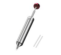 SamHeng Solder Sucker Tool Desoldering Pump Remover with High Temperature Resistant Silicone Nozzle, Portable Aluminum Housing Stronger Suction Power, Essential Accessory for Professional Welders