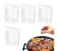 SamHeng Travel Salt and Pepper Shakers, 4 Pcs Mini Seasoning Bottles
