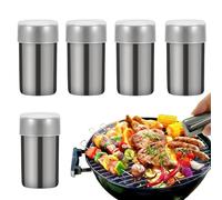 SamHeng Travel Salt and Pepper Shakers, 5 Pcs Mini Seasoning Jars