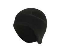 SamHeng Winter Thermal Skull Cap Cycling Running Beanie Hats Windproof Fleece Cycle Hats Earflap for Adults Men Women Outdoor Sports Riding Skiing Climbing Black