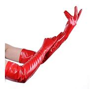 SamHeng Women's Long Stretchy Elbow Length Sexy Bridal Dance Gloves for Evening Party Opera Costume