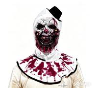 Samherome Scary Evil Killer Clown Latex Mask - Halloween Horror Cosplay Costume Prop for Adult, Realistic Creepy Face Mask