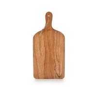 Samhita Acacia Wood Paddle Cutting Boards with Handle for Kitchen, Cheese, and Food Serving Tray, Charcuterie Boards