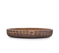 Samhita Mango Wood Decorative Bowl Home Decor Home Decorative Centerpiece Farmhouse Country, Restaurant, Café (35.56cm x 15.24cm x 5.84cm)