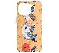 Sami Duodji Style Cute Birds Case for iPhone 16 Pro