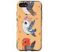 Sami Duodji Style Cute Birds Case for iPhone SE (2020) / 7 / 8