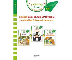 Sami et Julie CP Niveau 2 - Lot de 3 histoires