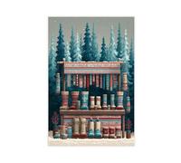 Sami Folk Textile Northern Finland Indigenous Art Print Canvas Poster Wall Art Print Picture Paintings 08x12inch(20x30cm)