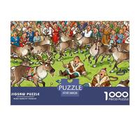 Sámi Summer Joik Festival Wooden Jigsaw Puzzle Waterproof 1000 Piece Puzzles for Adults Gifts Fun Educational Games