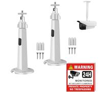 SamIdea Security Camera Mounting Bracket, Wall Ceiling Mounts Stand Holder Bracket Adjustable for PTZ Wireless Arlo Pro IP Camera CCTV Surveillance Camera (1203 Aluminum Alloy 20cm/7.87" Mount)